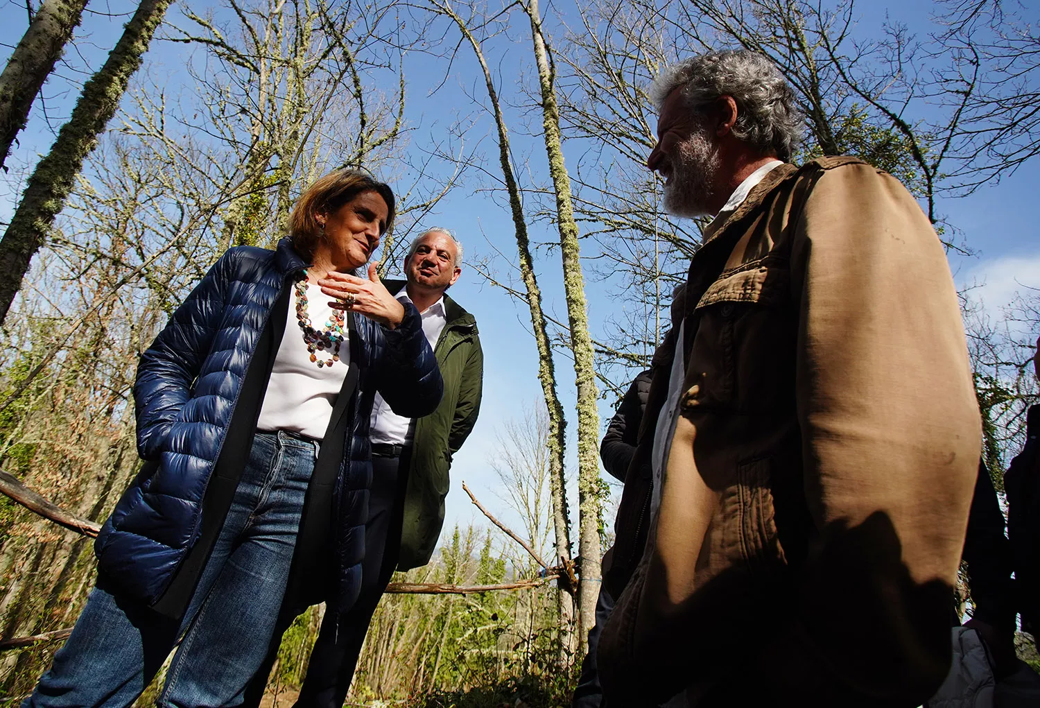 César Sánchez, ICAL . La vicepresidenta del Gobierno y ministra de Transición Ecológica y Reto demográfico, Teresa Ribera, durante su visita al soto de castaños de Villar de los Barrios, 'Bosque del año 2024' César Sánchez, ICAL . La vicepresidenta del Gobierno y ministra de Transición Ecológica y Reto demográfico, Teresa Ribera, durante su visita al soto de castaños de Villar de los Barrios, 'Bosque del año 2024'
