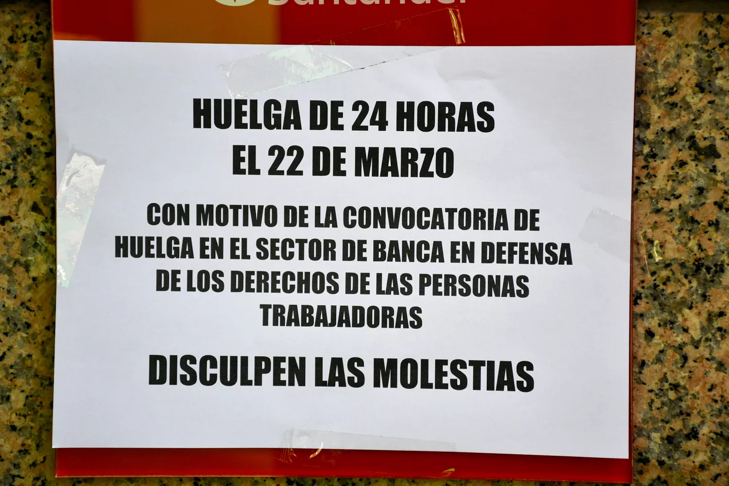 Huelga de trabajadores de BANCA Huelga de trabajadores de BANCA