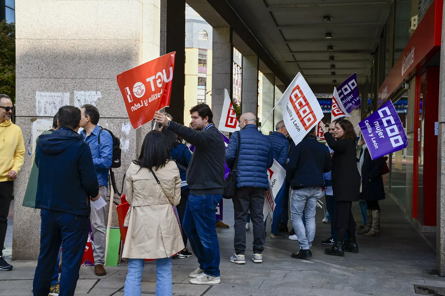 Huelga de trabajadores de BANCA Huelga de trabajadores de BANCA