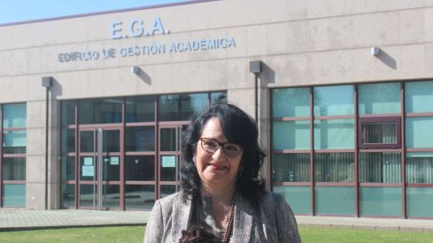 Teresa Mata se compromete a conseguir para la Universidad de León la Facultad de Medicina y el título de Comunicación Audiovisual e Inteligencia Artificial