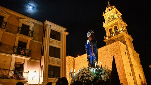 Procesión de La Dolorosa en Ponferrada 