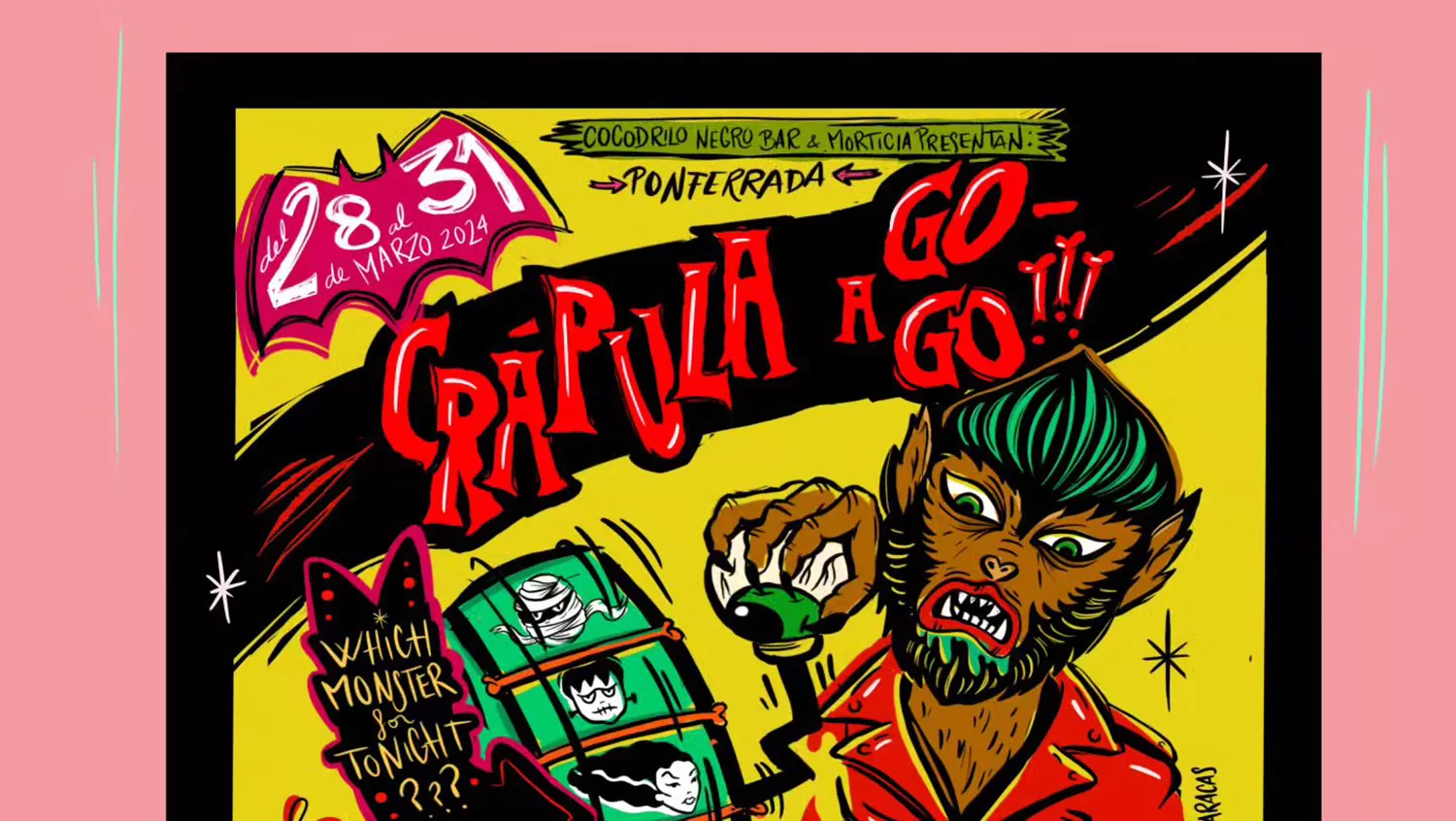 La II edición del 'Crápula a Go Go!' regresa a Ponferrada desde el 28 al 31 marzo