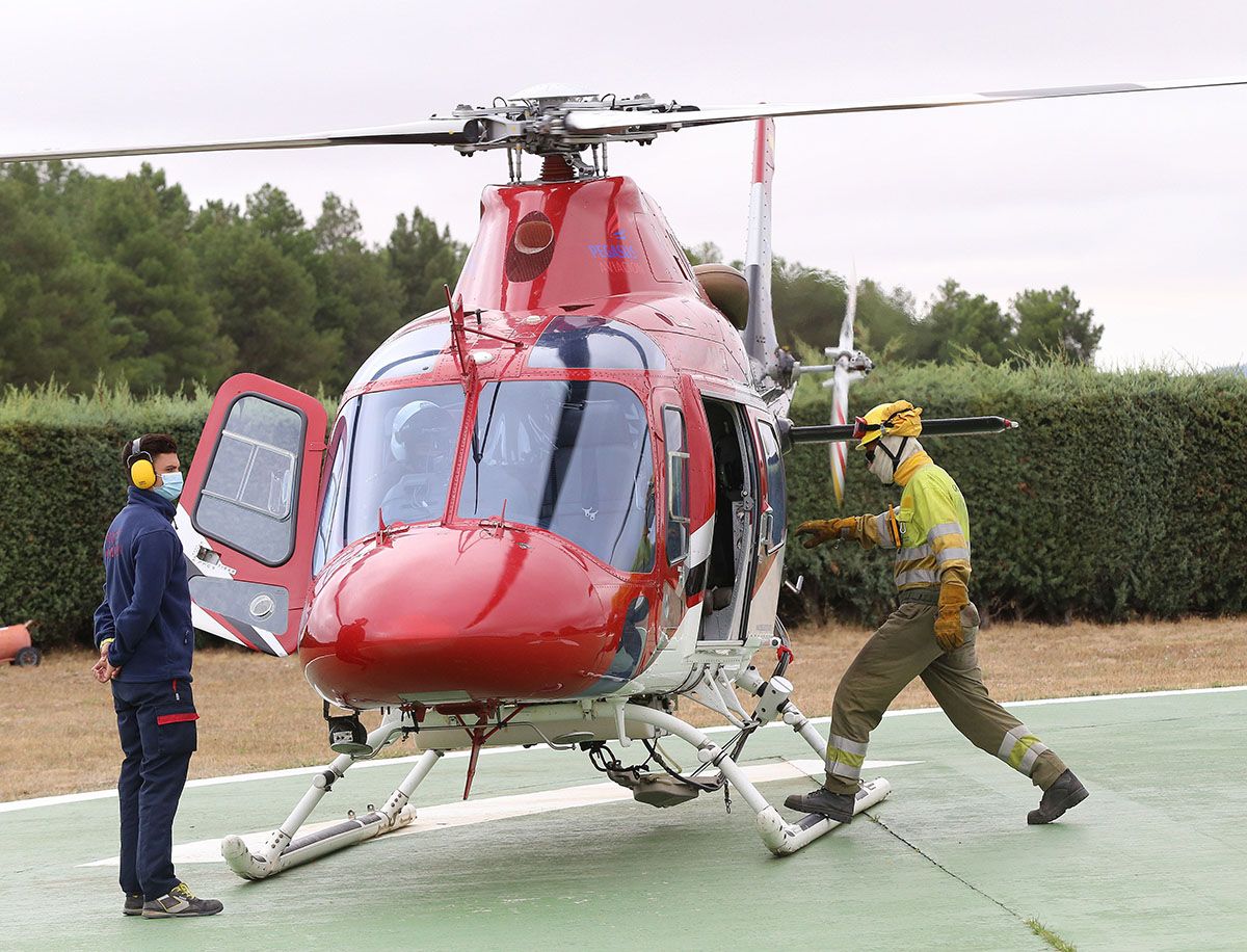 Base de Helicópteros contra incendios de Villaeles (Palencia)