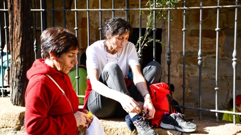 El Viacrucis del Pajariel hace cima en la Semana Santa de Ponferrada