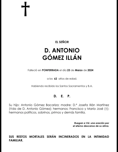 ANTONIO GÓMEZ ILLÁN