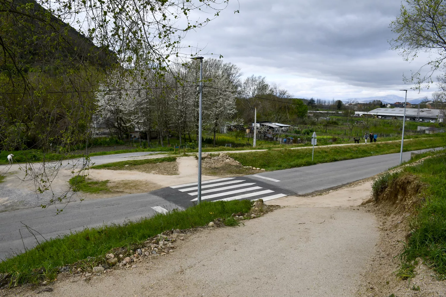 Ponferrada une la zona sur del Parque del Temple con el Paseo del Sil con un kilómetro de caminos