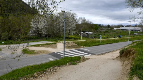 Ponferrada une la zona sur del Parque del Temple con el Paseo del Sil con un kilómetro de caminos