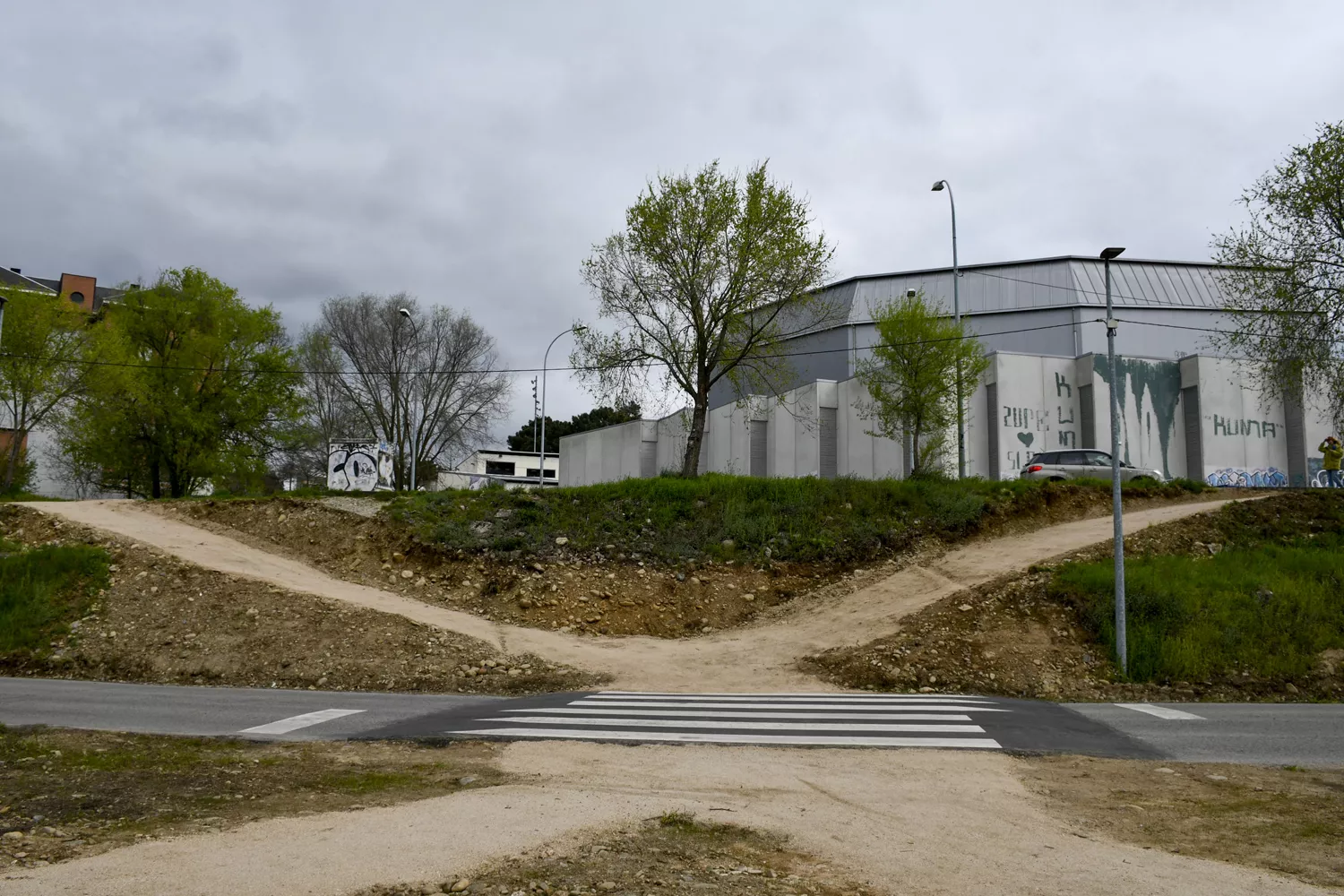 Ponferrada une la zona sur del Parque del Temple y el Paseo del Sil con un kilómetro de caminos