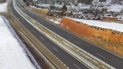 Imagen de las cámaras de la DGT a la altura del Manzanal