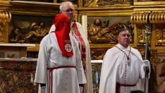 Acto de Perdón Fraterno realizado en la Basílica de la Encina de Ponferrada para la gracia del indulto a un preso obtenido por la Real Hermandad de Jesús Nazareno (6)