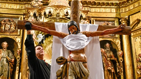 Desenclavo en el interior de la Basílica de La Encina por la lluvia (8)