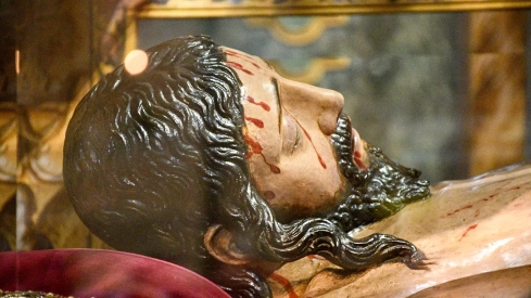 Desenclavo en el interior de la Basílica de La Encina por la lluvia (60)