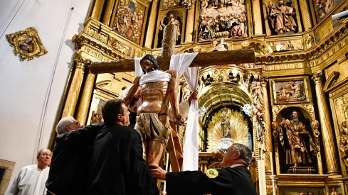 Desenclavo en el interior de la Basílica de La Encina por la lluvia (39)