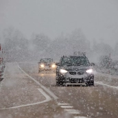 Nieve en las carreteras
