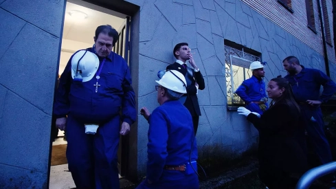 Procesión del Cristo de los Mineros de Caboalles de Abajo (6) Procesión del Cristo de los Mineros de Caboalles de Abajo (6)