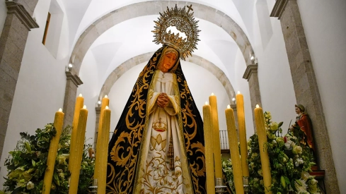 Procesión de la Soledad en Ponferrada Procesión de la Soledad en Ponferrada