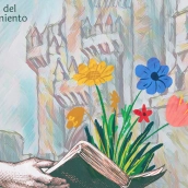 Cartel feria del libro Ponferrada 2024 