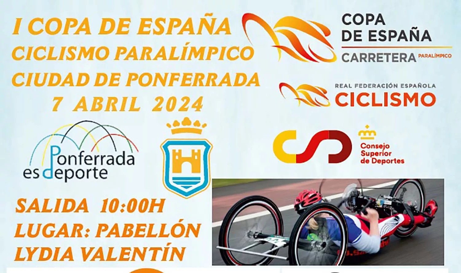 Ponferrada acoge la Copa de España de Ciclismo Paralímpico