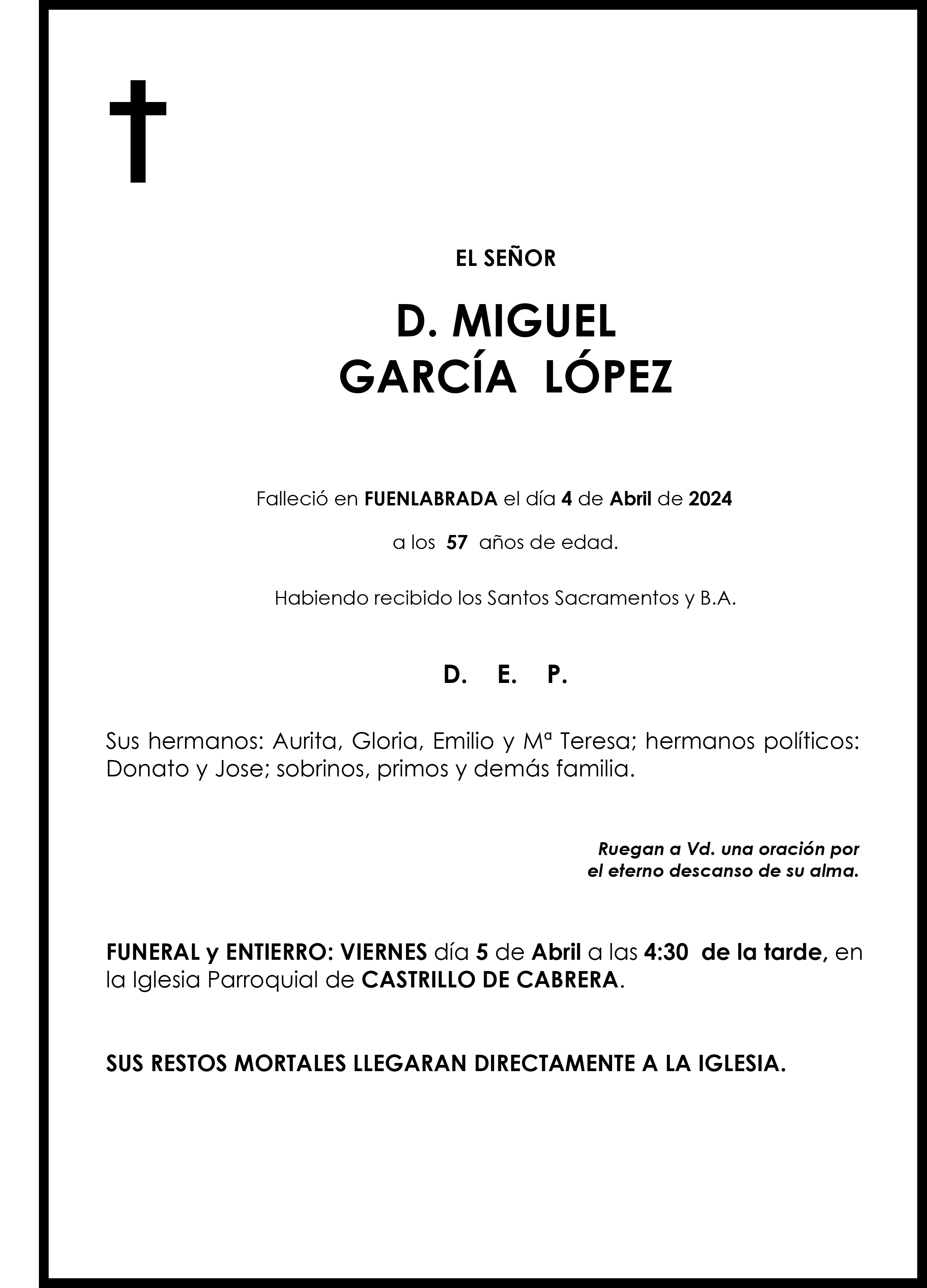 MIGUEL GARCIA LOPEZ
