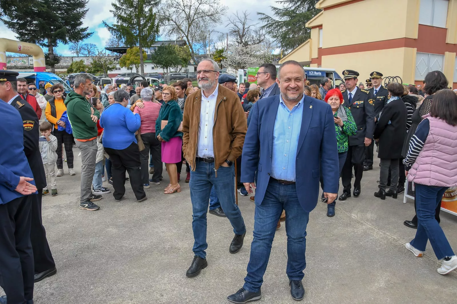 PRESIDENTE DE LA DIPUTACIÓN, GERARDO A. COUREL, Y EL PRESIDENTE DEL CONSEJO COMARCAL, OLEGARIO RAMÓN PRESIDENTE DE LA DIPUTACIÓN, GERARDO A. COUREL, Y EL PRESIDENTE DEL CONSEJO COMARCAL, OLEGARIO RAMÓN