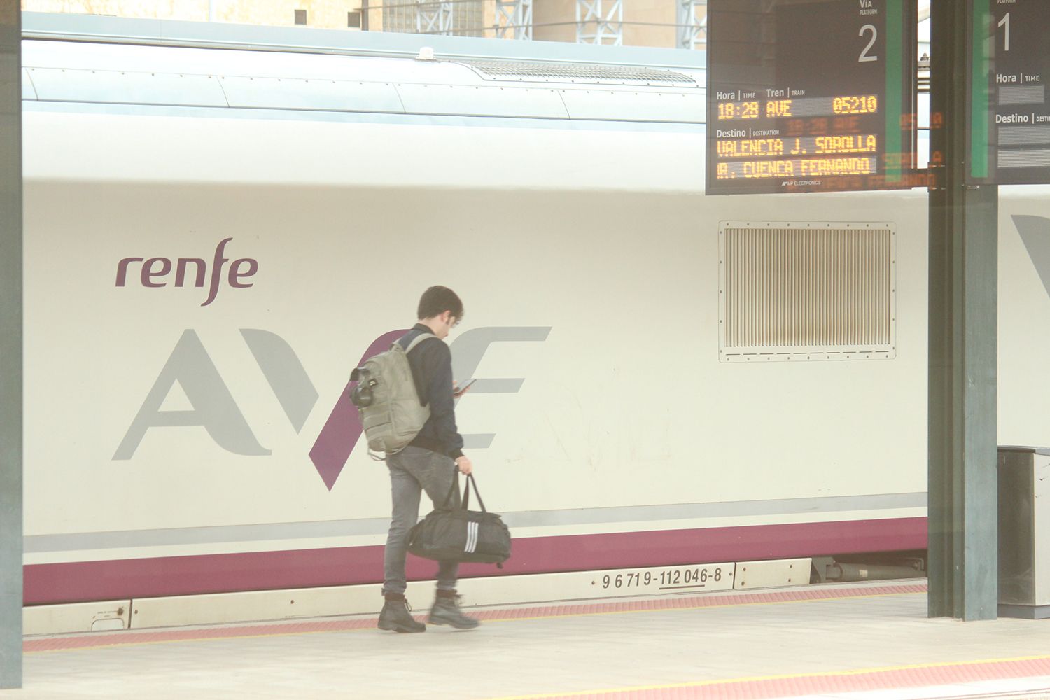 Primer viaje de la nueva línea de AVE León-Valencia Primer viaje de la nueva línea de AVE León-Valencia