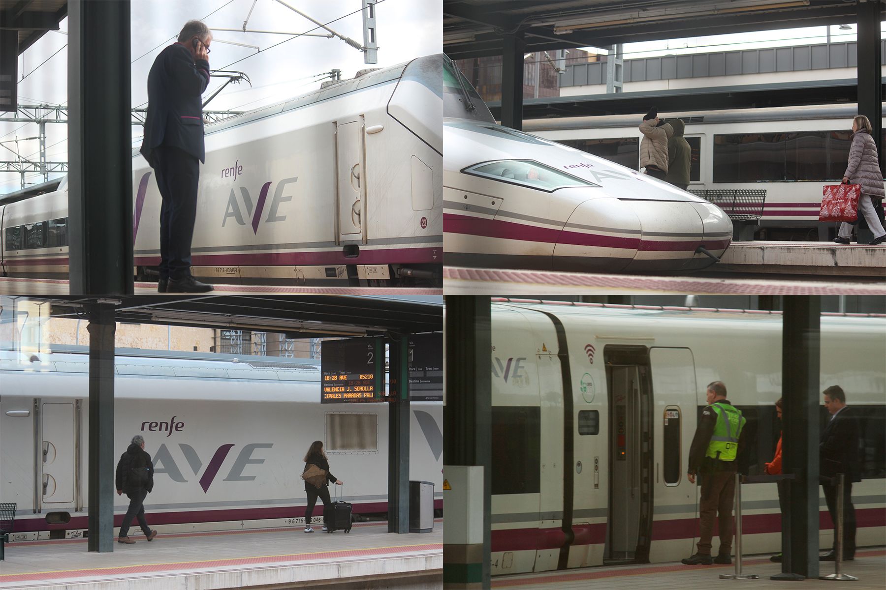 Primer viaje de la nueva línea de AVE León-Valencia