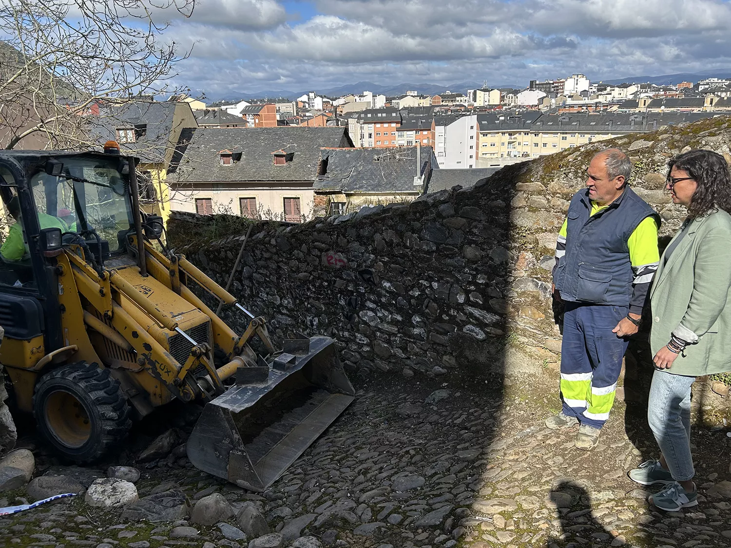 Comienzan las obras para reparar el mirador de Flórez Osorio Comienzan las obras para reparar el mirador de Flórez Osorio