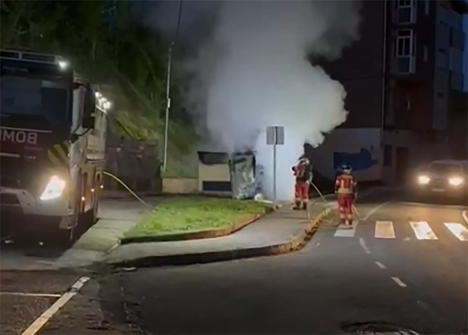 Incendio en Vega de Espinareda Incendio en Vega de Espinareda