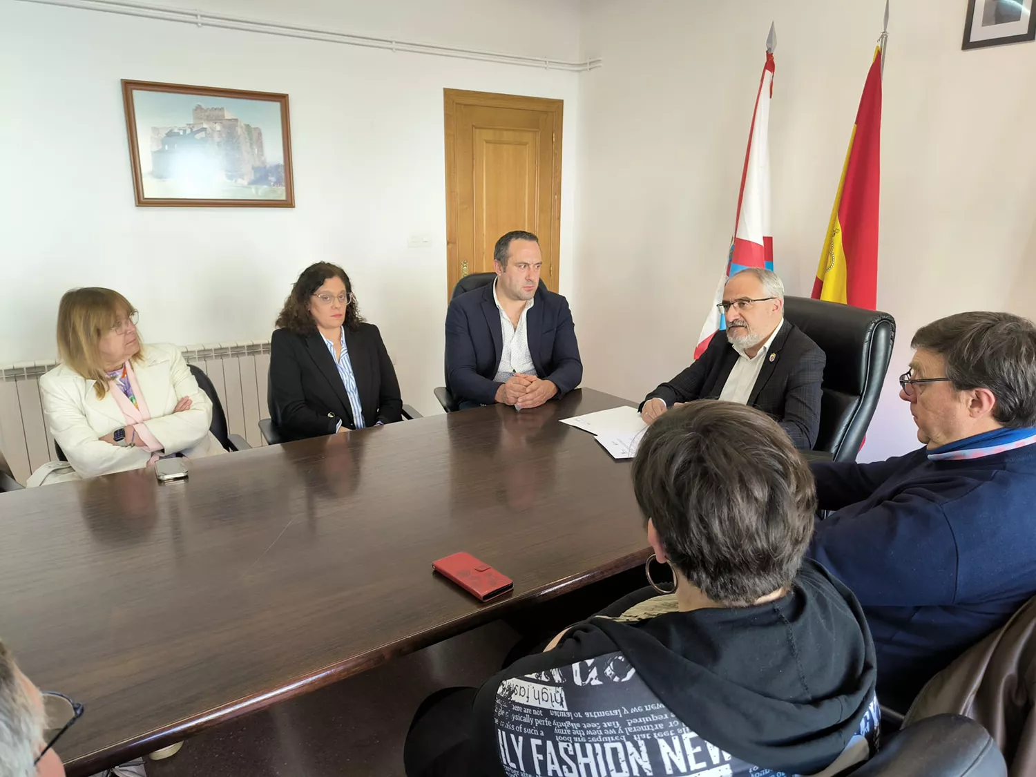 Visita al Ayuntamiento de Corullón Visita al Ayuntamiento de Corullón