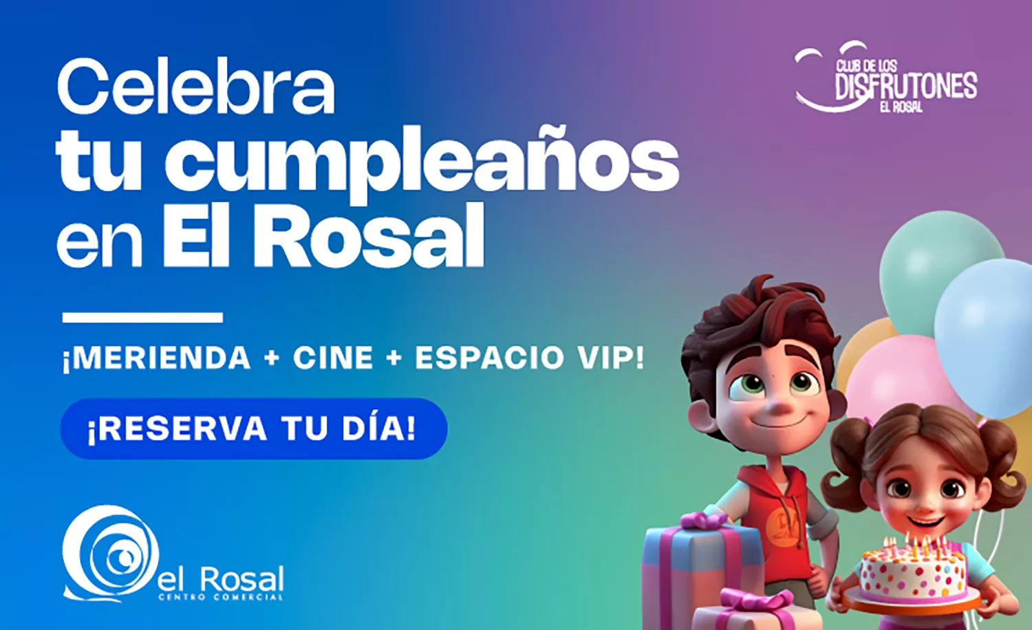 El Rosal de Ponferrada estrena un servicio de celebración de cumpleaños con merienda, cine y espacio exclusivo