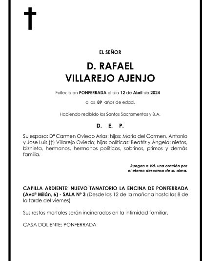 RAFAEL VILLAREJO AJENJO