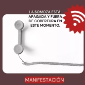 Manifestacion telecomunicacions la Somoza