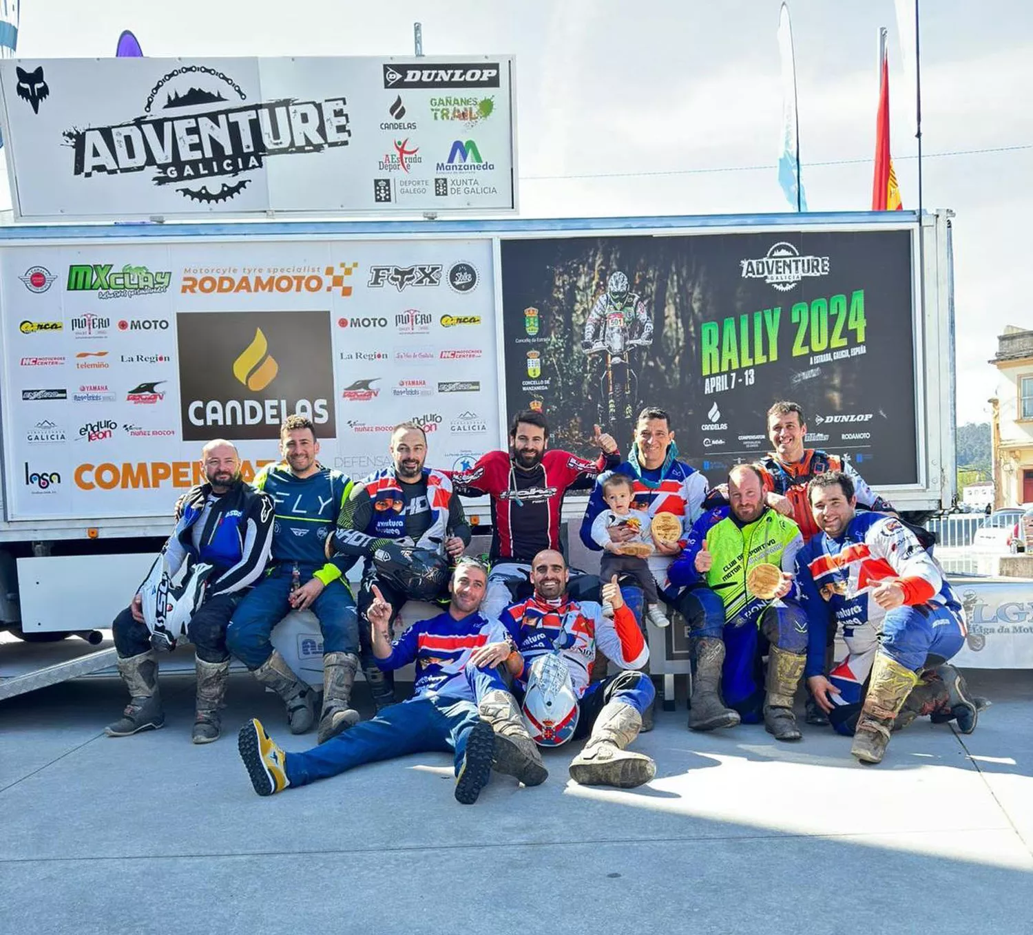 El piloto berciano Alberto Ýáñez brilla en el Adventure Galicia Rallye de A Estrada El piloto berciano Alberto Ýáñez brilla en el Adventure Galicia Rallye de A Estrada