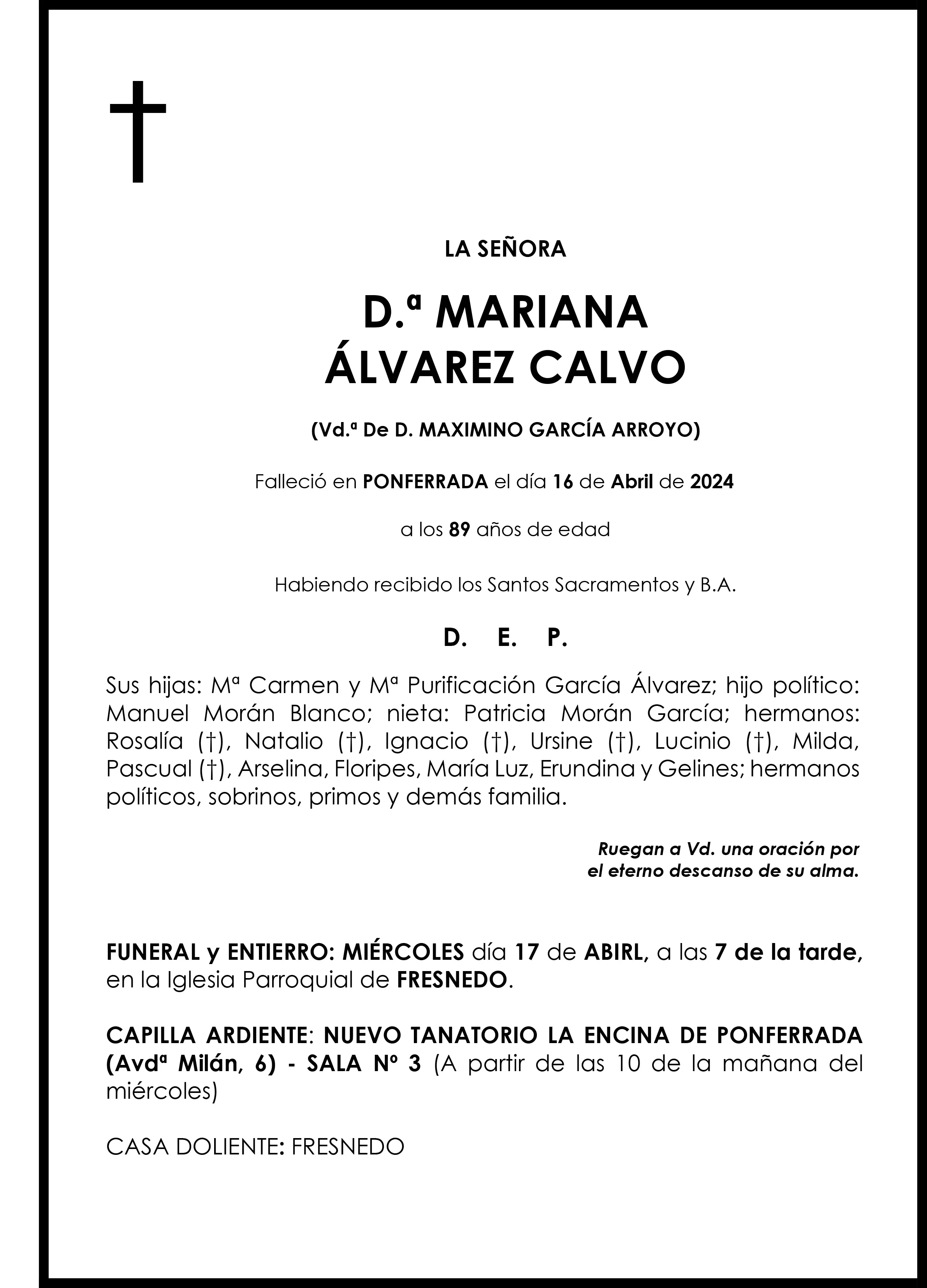 MARIANA ALVAREZ CALVO