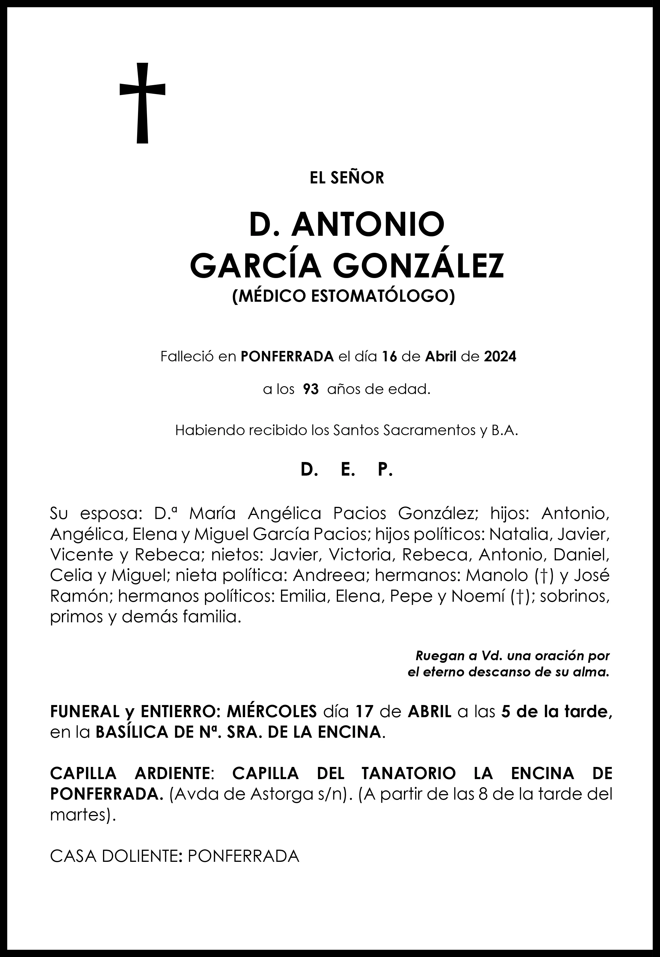 ANTONIO GARCIA GONZALEZ