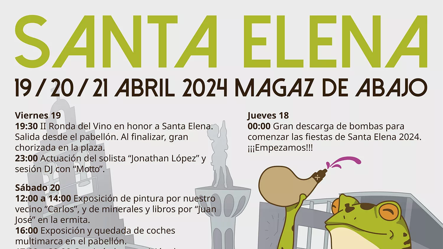 Magaz de Abajo celebra su fiesta en honor Santa Elena con un concurso de tortillas, música y ronda