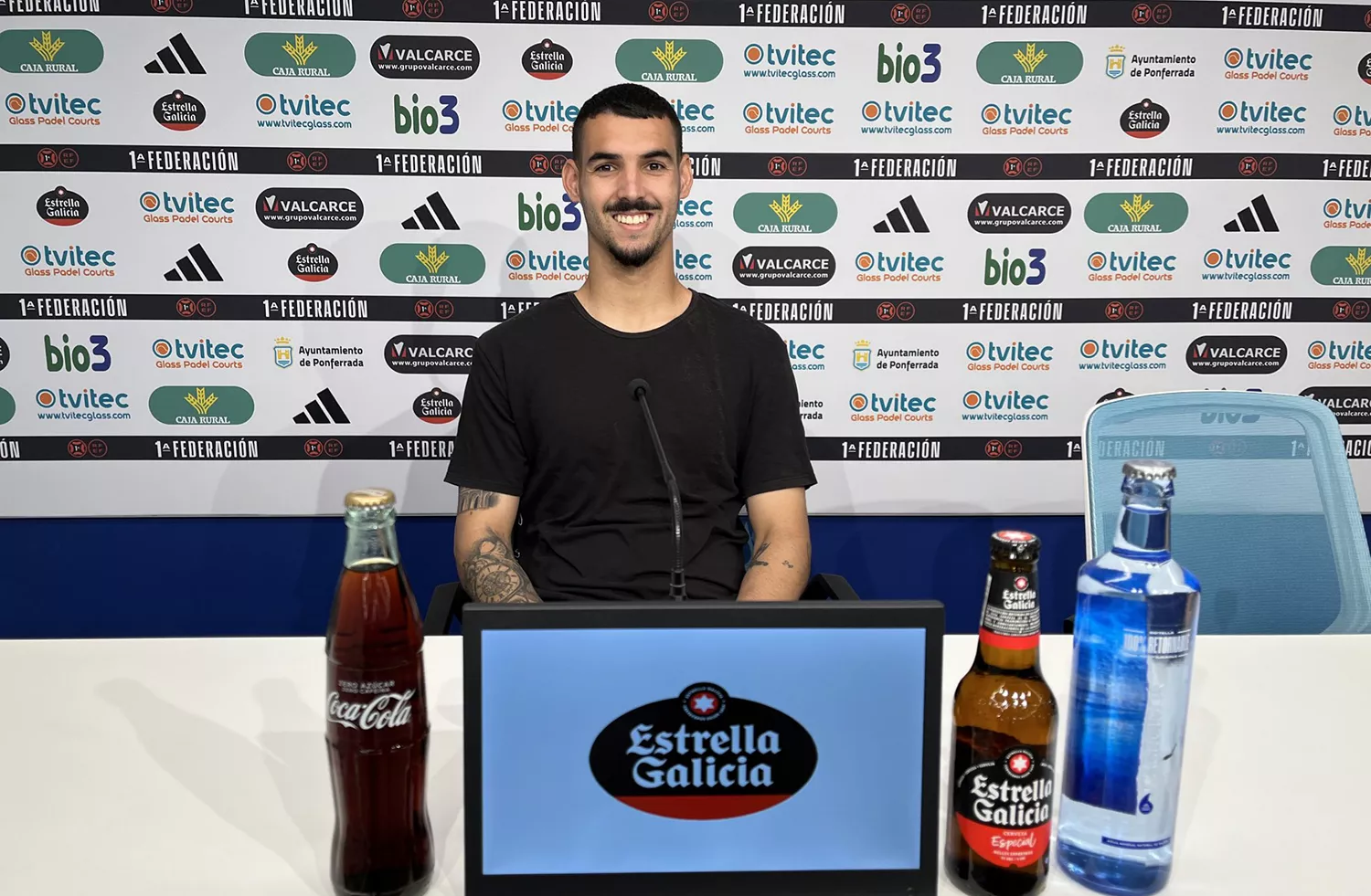 Javi Lancho, ilusionado por el buen momento de la Ponferradina: «Tenemos mucha confianza en nosotros»