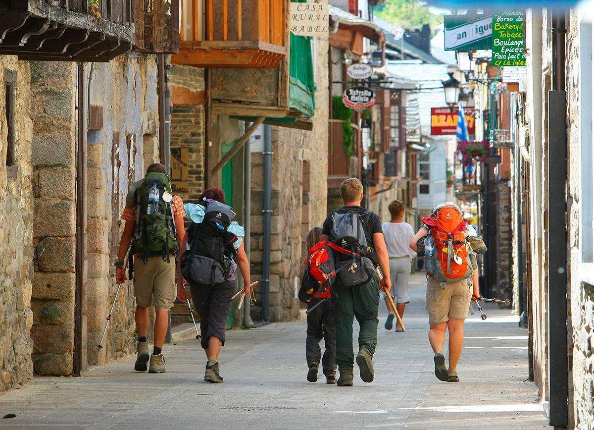 Foto de archivo Camino de Santiago Francés