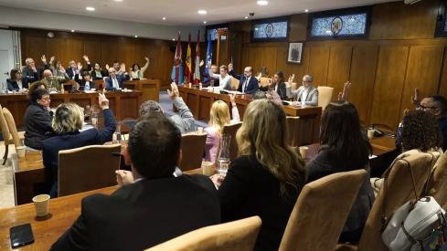 César Sánchez, ICAL. Pleno extraordinario del Ayuntamiento de Ponferrada
