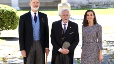 Los reyes entregan el Premio Cervantes 2023 al lacianiego Luis Mateo Díez