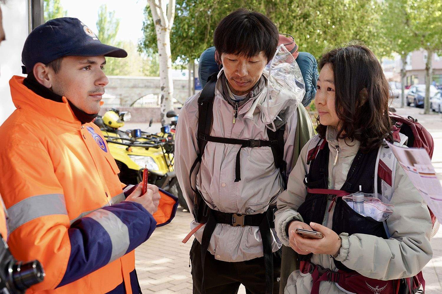 Apertura del punto de información del Camino de Santiago en Puente Castro 