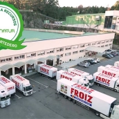 Froiz renueva el sello medioambiental 'Residuo Zero' de sus plataformas logísticas principales de Lourido (Pontevedra)