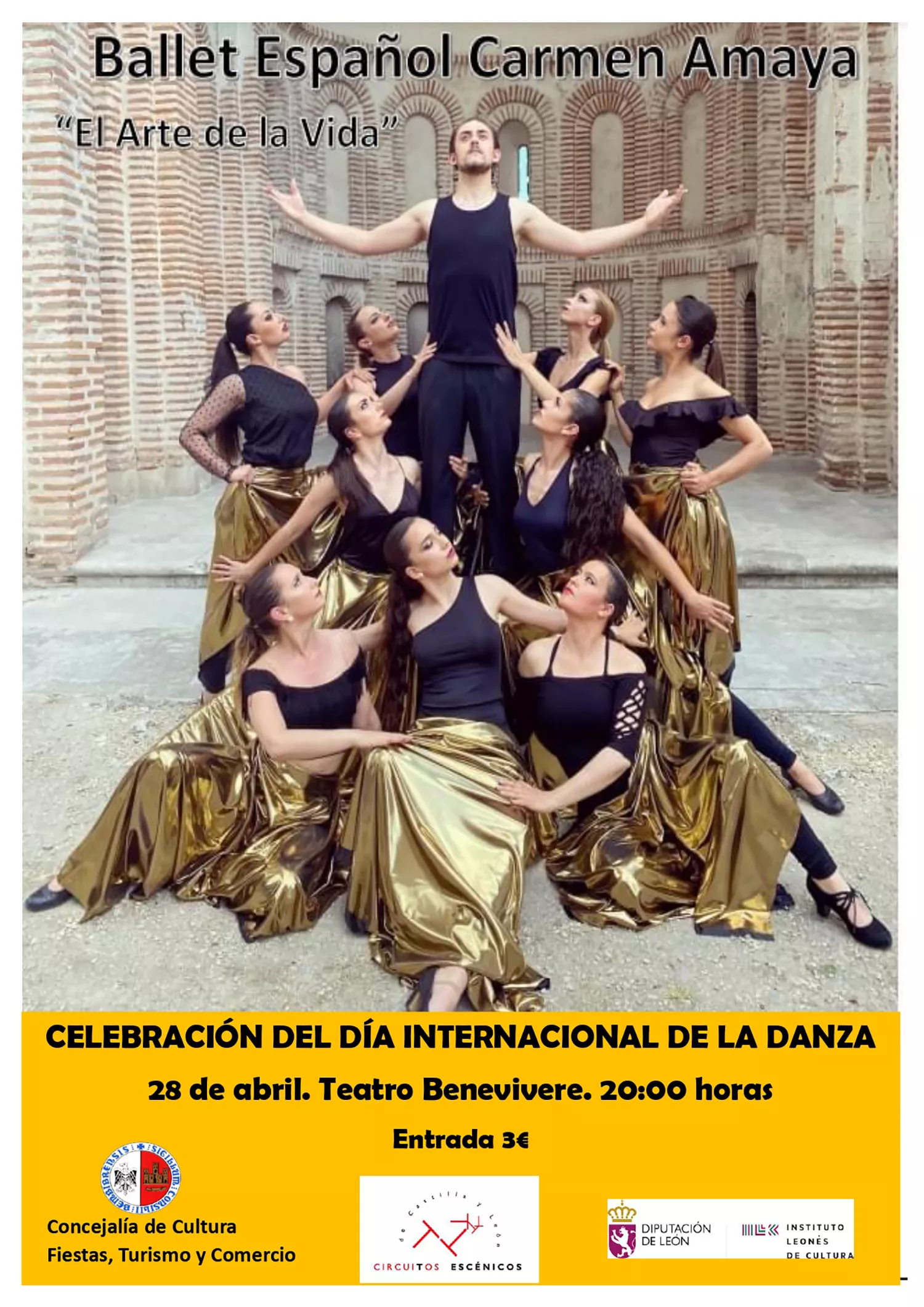 Bembibre celebra el Día de la Danza con el espectáculo 'El Arte de la vida'