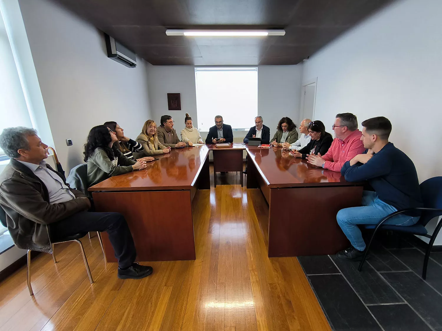 Visita institucional del Consejo Comarcal del Bierzo a Cubillos