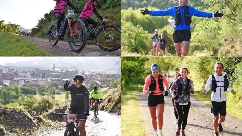 Así recorrieron los deportistas los 101 KM Peregrinos a su paso por el Pajariel