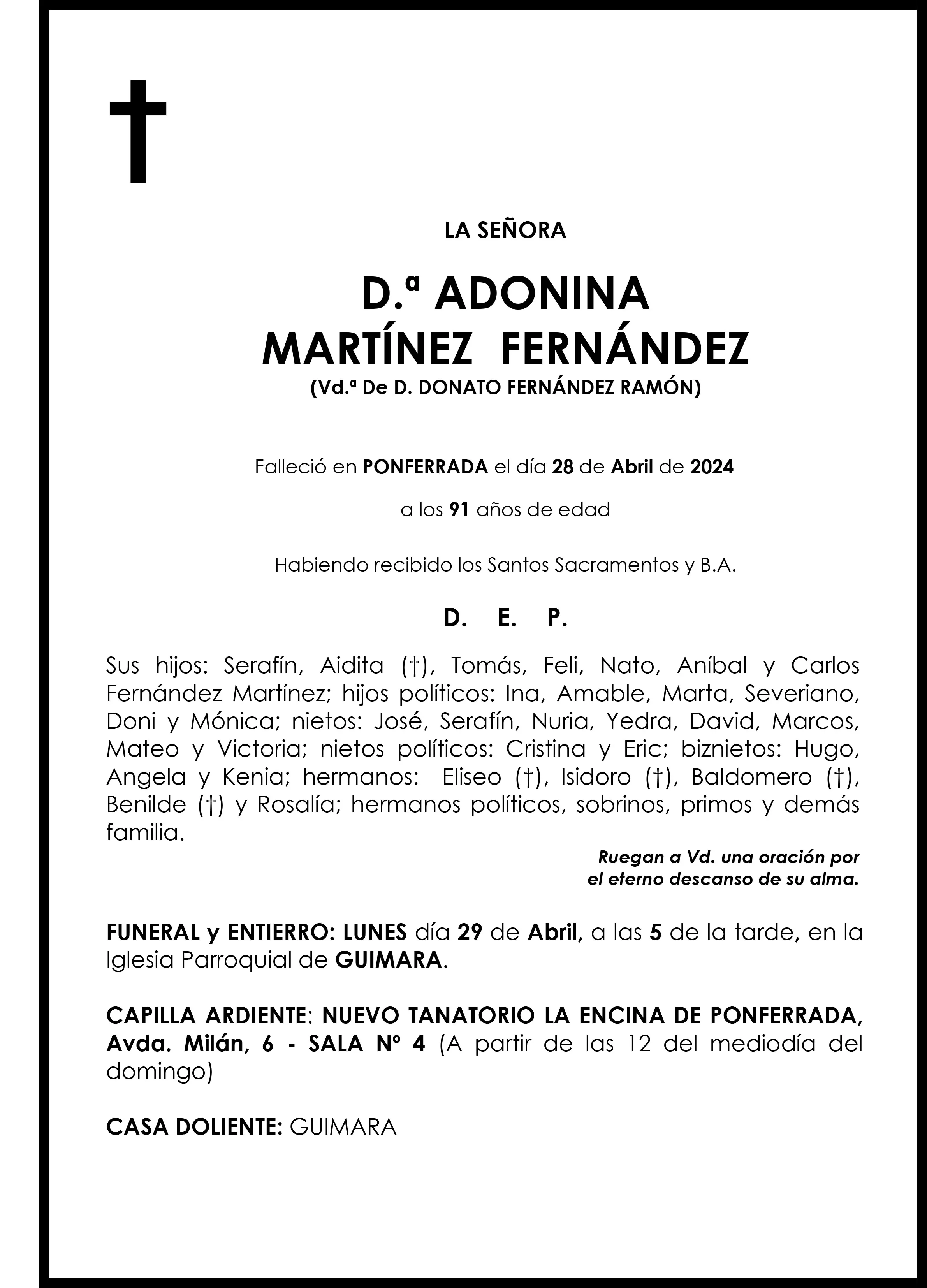 ADONINA MARTINEZ FERNANDEZ