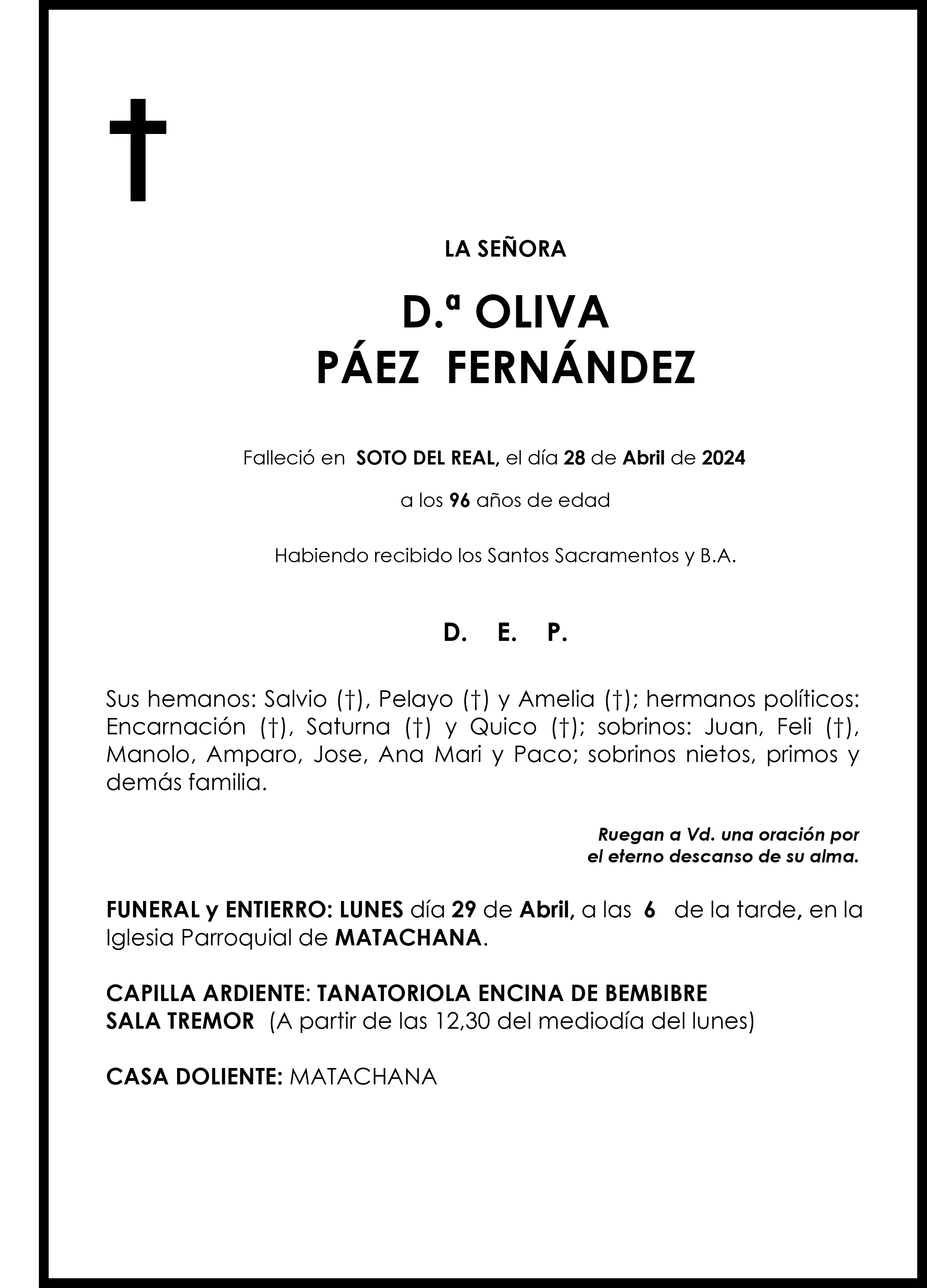 OLIVA PAEZ FERNANDEZ