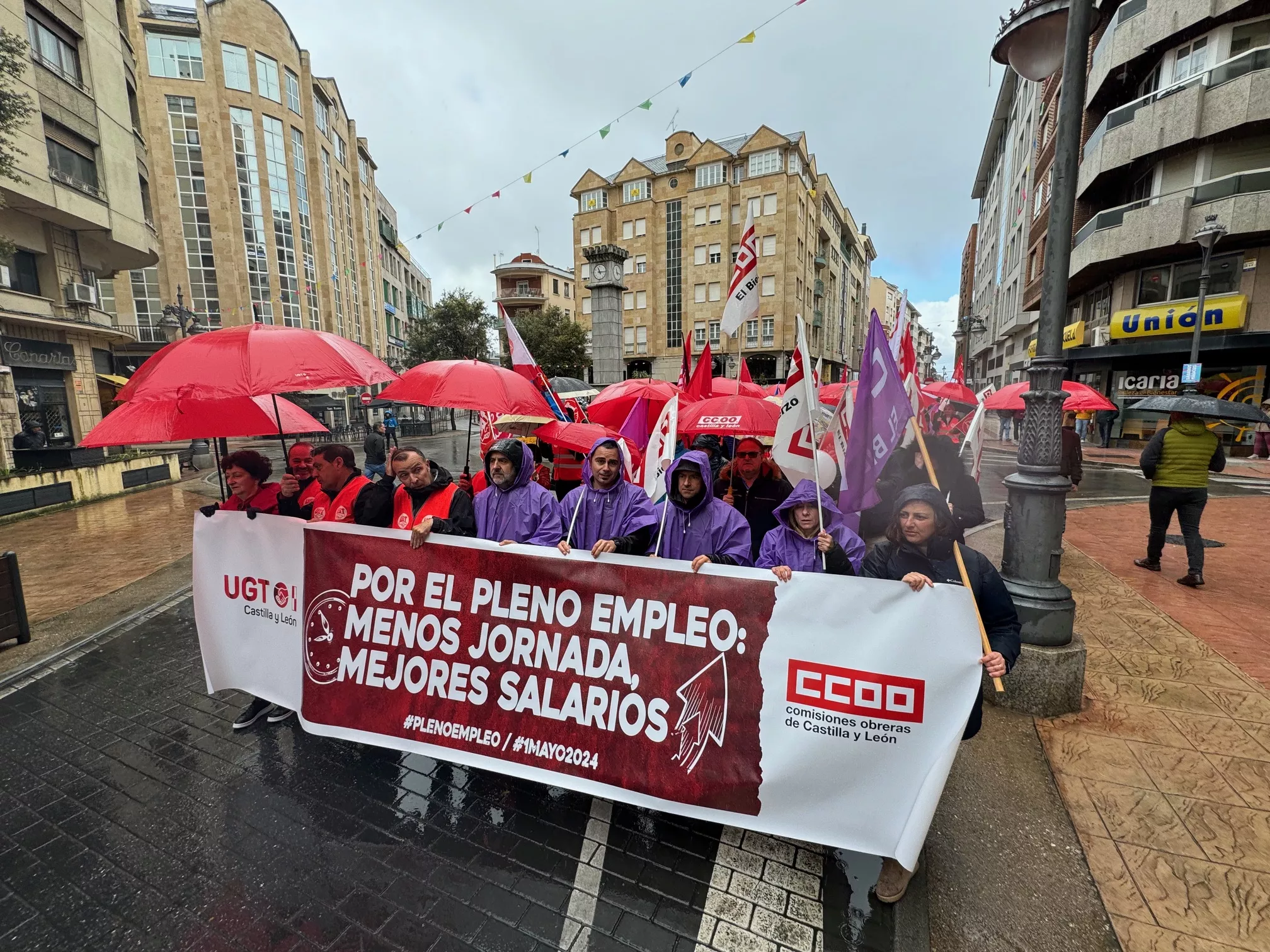 Manifestación 1 de Mayo en Ponferrada