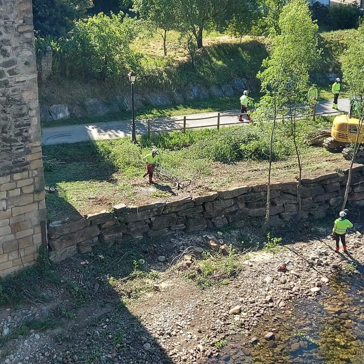Villafranca del Bierzo inicia los trabajos de limpieza de las márgenes del río Burbia (4)