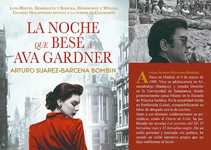 Arturo Suárez-Barcena presenta su nueva novela 'La noche que besé a Ava Gardner'